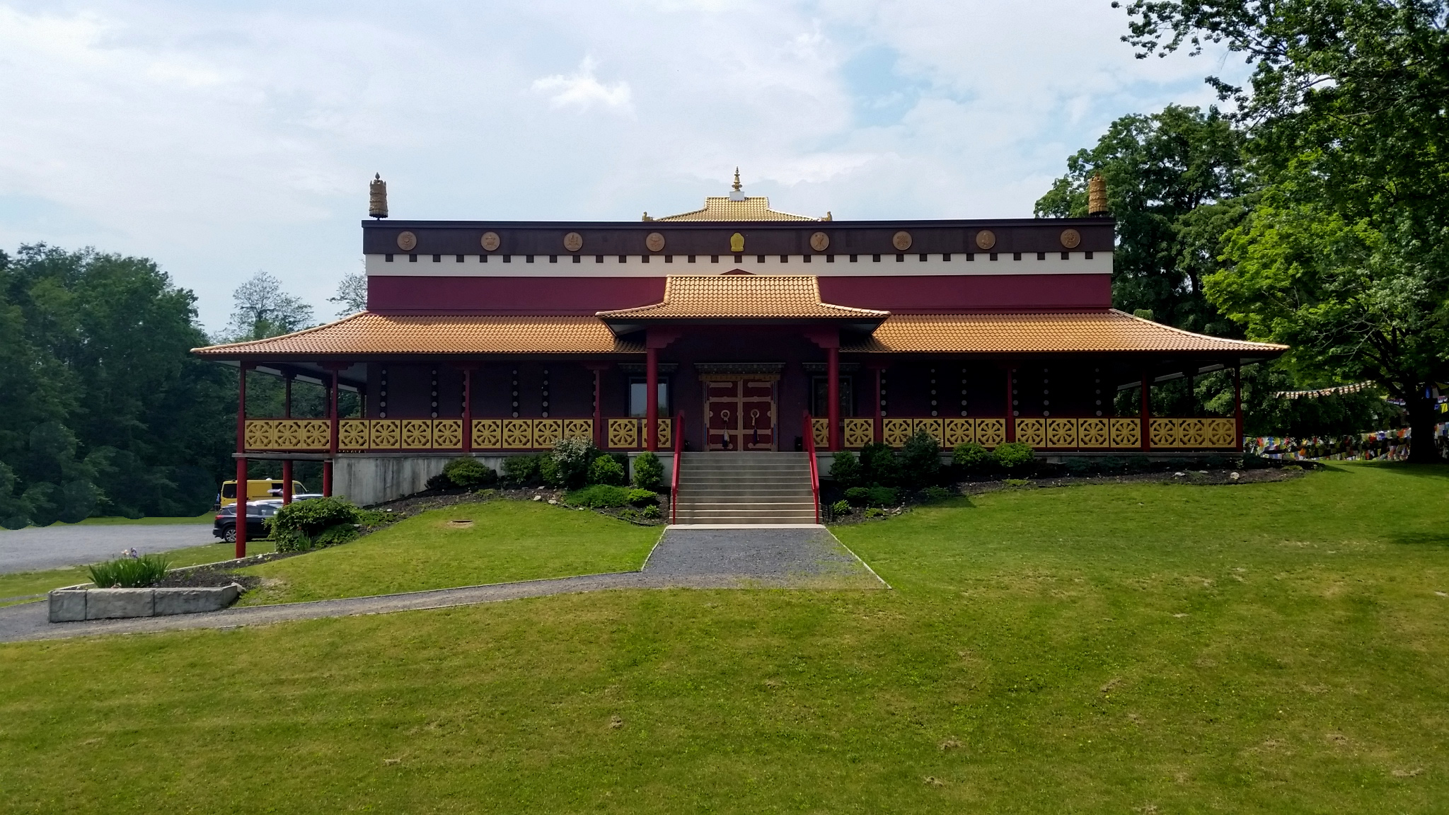 Buddhist Temple Front